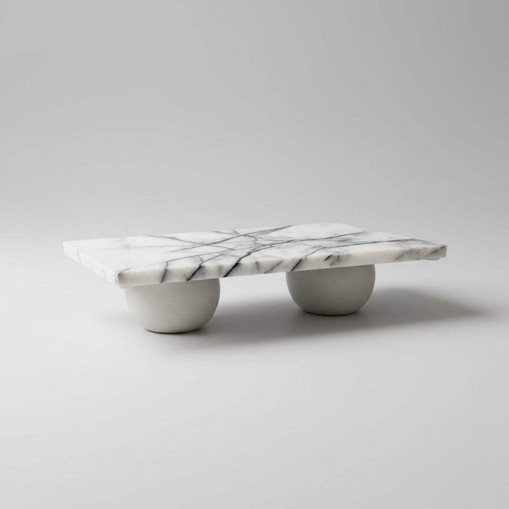 Noir Blanc Marble Tray